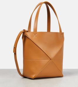 Loewe Puzzle Fold Mini leather tote bag