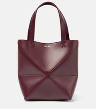 Loewe Puzzle Fold Mini leather tote bag. Shop Loewe Shoulder Bags for women now.