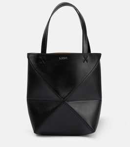 Loewe Puzzle Fold Mini leather tote bag. Shop Loewe Shoulder Bags for women now.