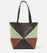 Loewe Puzzle Fold leather tote bag. Shop Loewe Tote Bags for women now.
