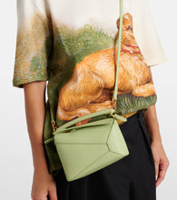 Loewe Puzzle Mini leather shoulder bag