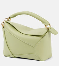 Loewe Puzzle Mini leather shoulder bag. Shop Loewe Top-Handle Bags for women now.