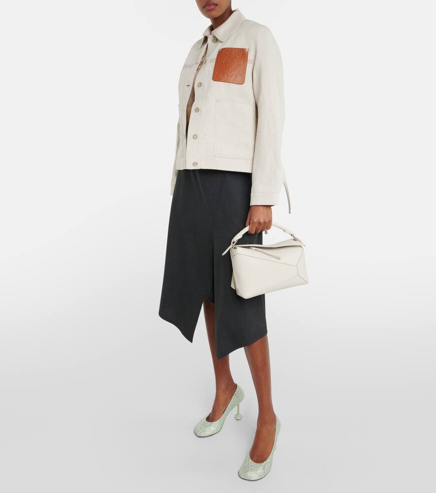 Loewe Puzzle Small leather tote bag