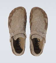 Loewe Rise suede slippers