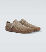 Loewe Rise suede slippers