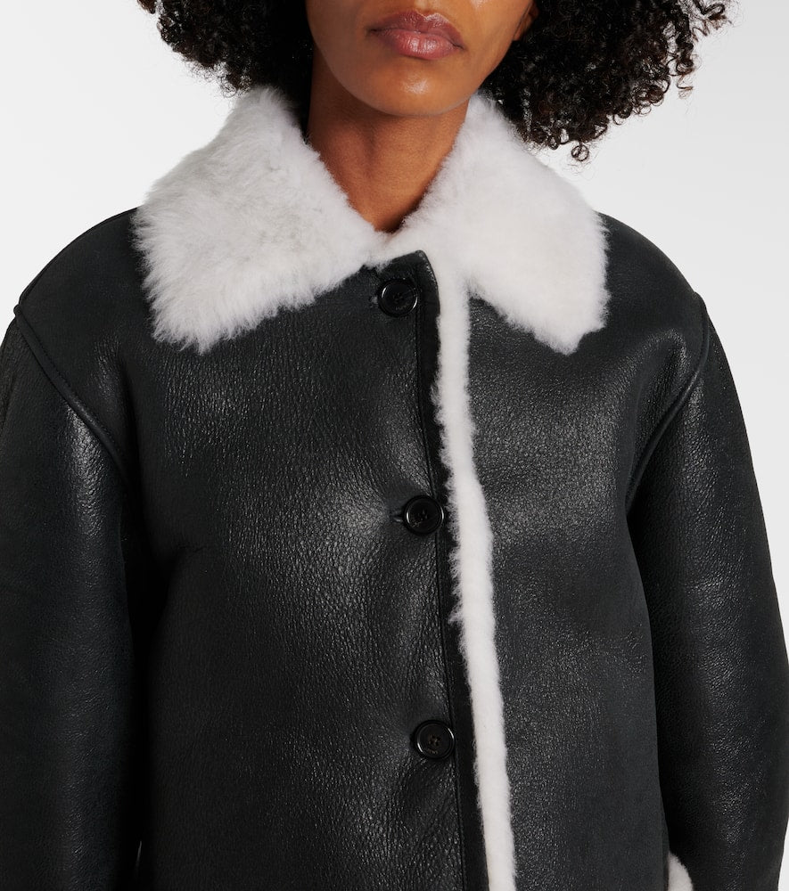 Loewe Shearling-lined leather jacket