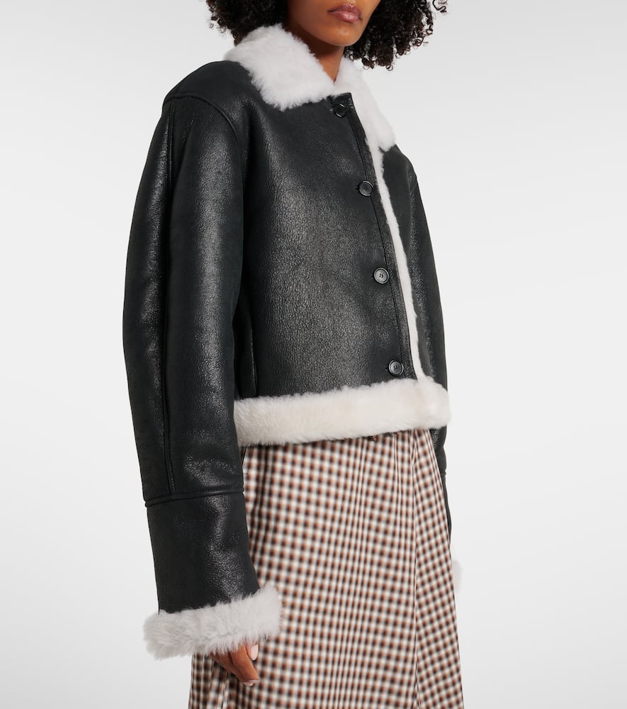 Loewe Shearling-lined leather jacket