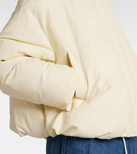 Loewe Shearling-trimmed cotton-blend puffer jacket