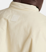 Loewe Shearling-trimmed cotton-blend puffer jacket