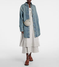 Loewe Snake leather shoulder bag