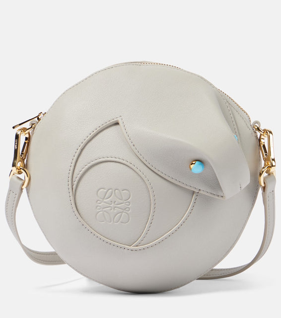 Loewe Snake leather shoulder bag. Shop Loewe Crossbody Bags for women now.
