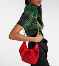 Loewe Squeeze Fruit Mini beaded leather tote bag