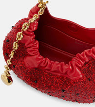 Loewe Squeeze Fruit Mini beaded leather tote bag