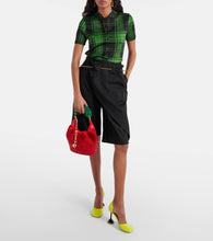 Loewe Squeeze Fruit Mini beaded leather tote bag