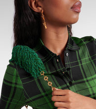 Loewe Squeeze Fruit Mini beaded leather tote bag