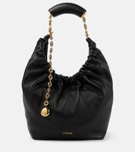 Loewe Squeeze Small leather shoulder bag. Shop Loewe Shoulder Bags for women now.