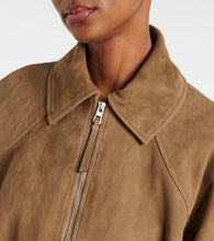 Loewe Suede bomber jacket