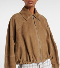 Loewe Suede bomber jacket