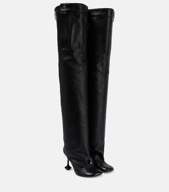 Loewe Toy leather over-the-knee boots
