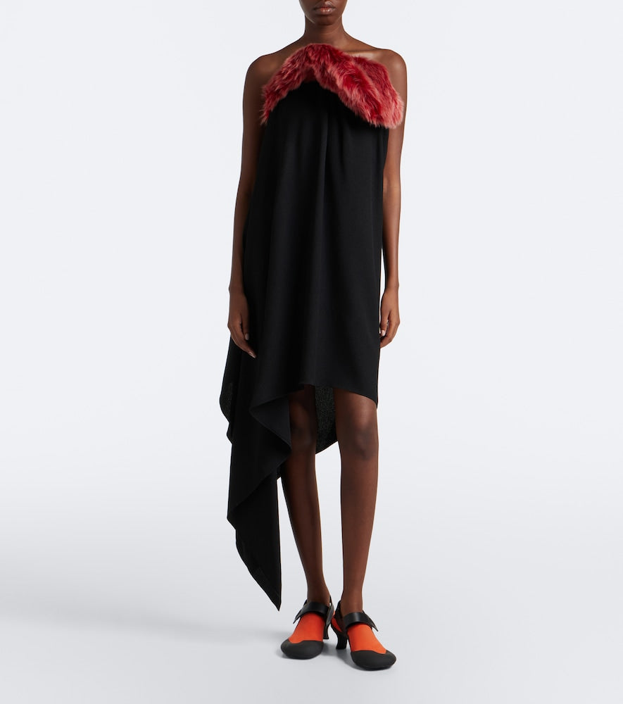 Loewe Dive Slingback suede pumps - Orange Mid Heel Pumps