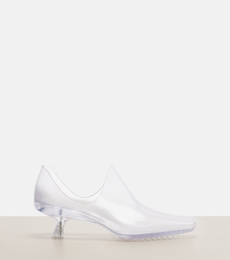 Loewe Emily PVC ankle boots in Transparent - Mid Heel Pumps