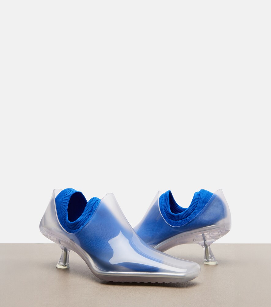 Loewe Emily PVC ankle boots in Transparent - Mid Heel Pumps