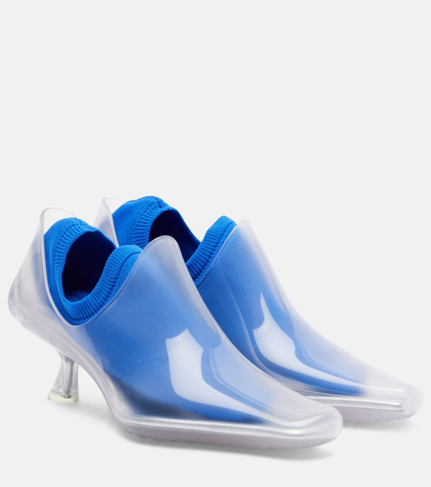 Loewe Emily PVC ankle boots in Transparent - Mid Heel Pumps