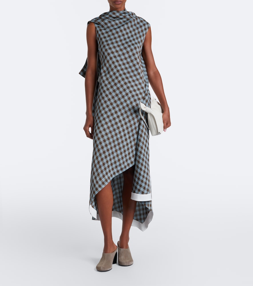 Loewe Oval suede mules in Grey - Mid Heel Pumps