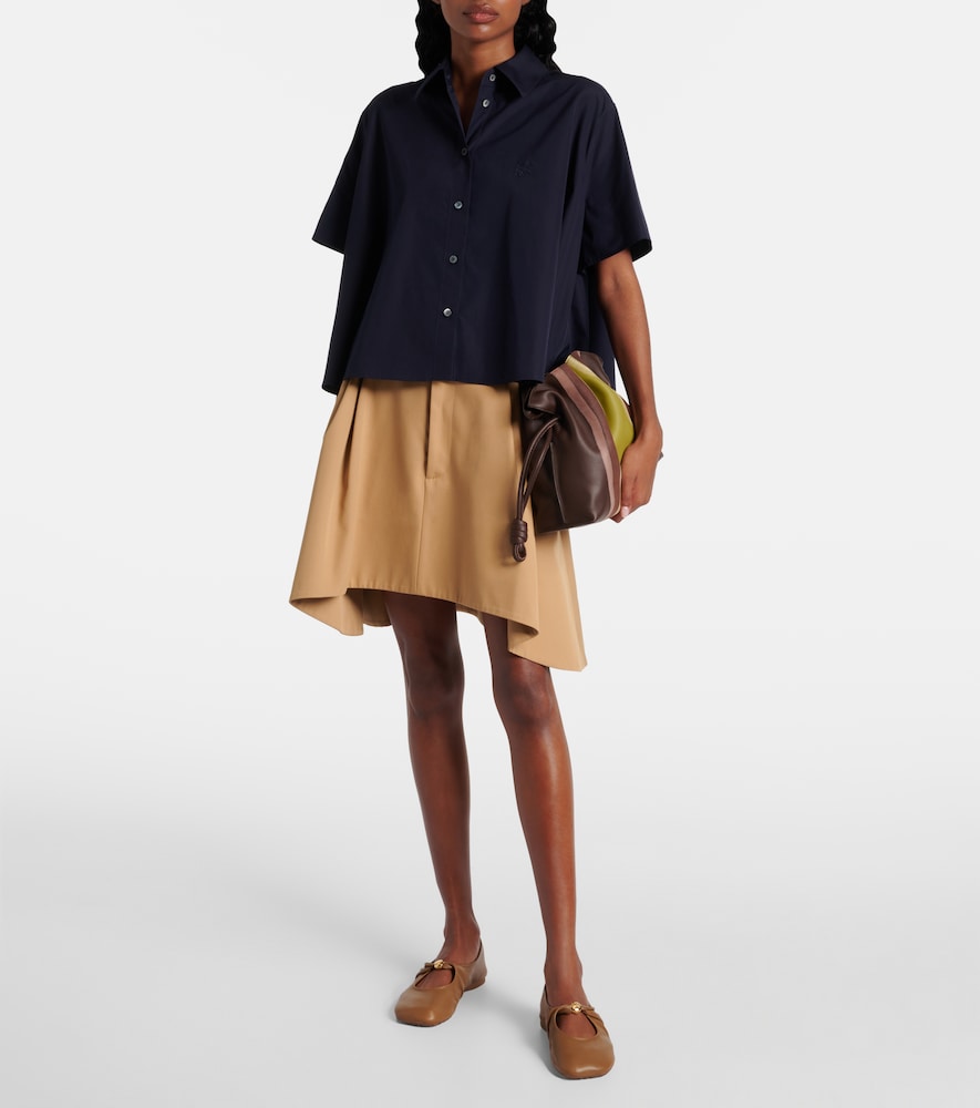 Loewe Pebble leather ballet flats (Brown) - Ballerina Flats