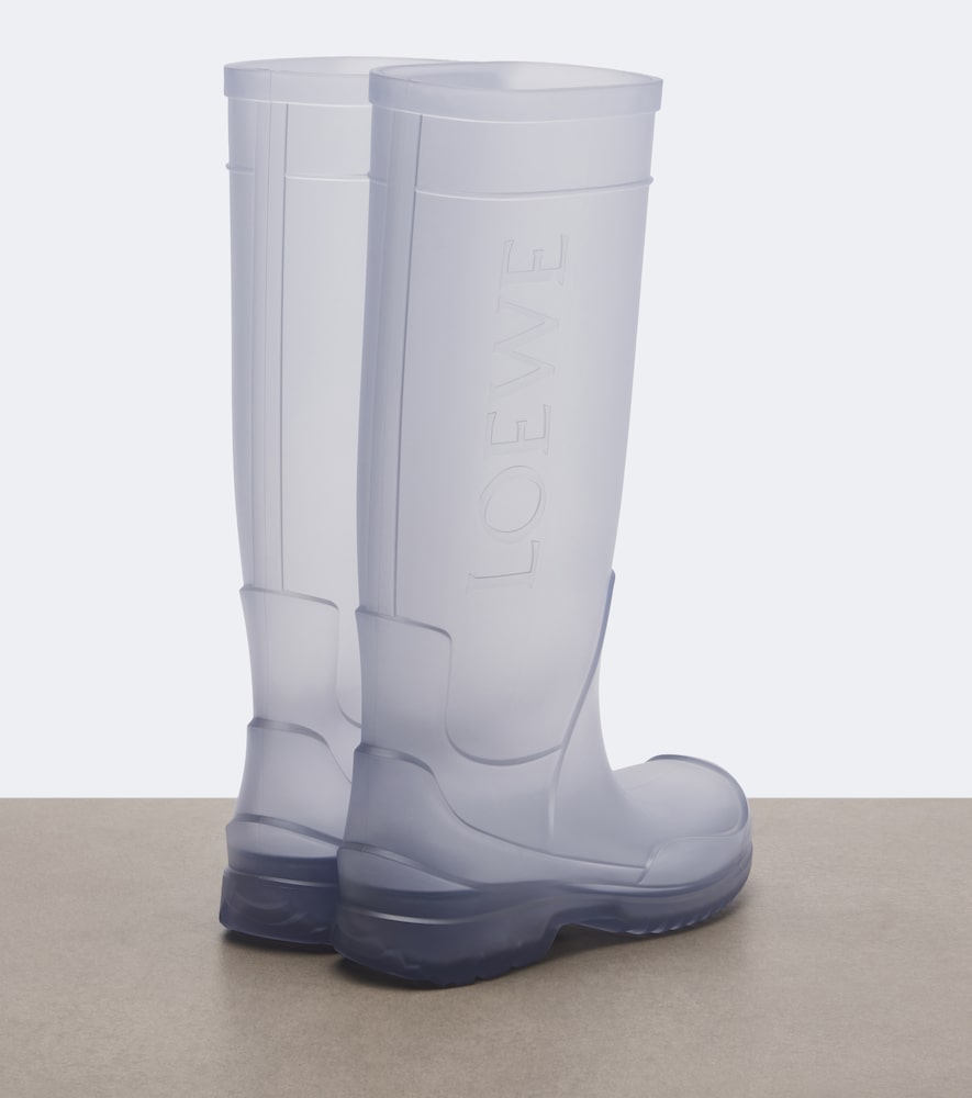 Loewe Storm rain boots in Transparent - Flat Boots