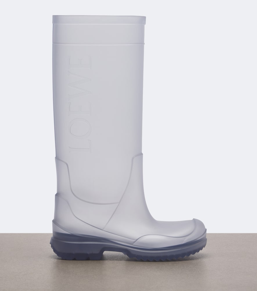 Loewe Storm rain boots in Transparent - Flat Boots