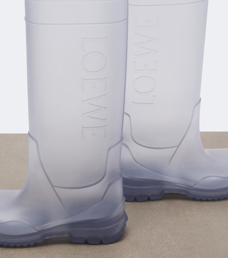 Loewe Storm rain boots in Transparent - Flat Boots