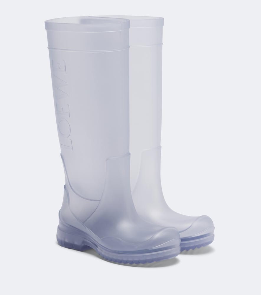 Loewe Storm rain boots in Transparent - Flat Boots