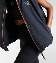 Loewe x On logo technical puffer vest