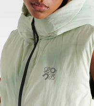 Loewe x On tie-dye technical puffer vest