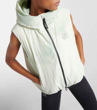 Loewe x On tie-dye technical puffer vest