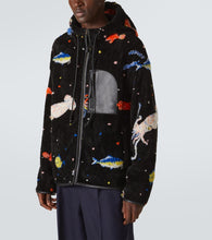 Loewe x Suna Fujita Deep Sea fleece jacket