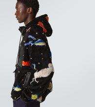 Loewe x Suna Fujita Deep Sea fleece jacket