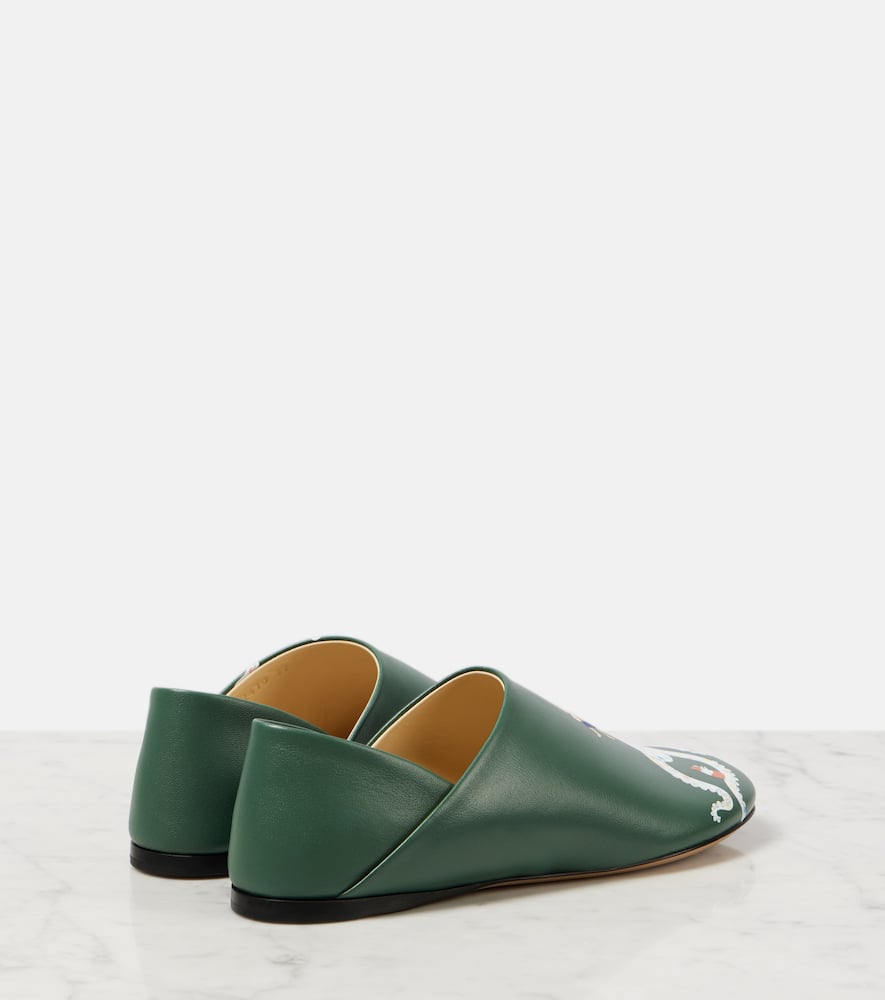 Loewe x Suna Fujita Toy leather loafers