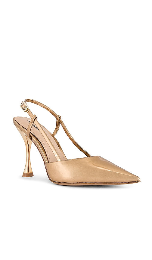 Lola Cruz Salones Pump in Metallic Bronze