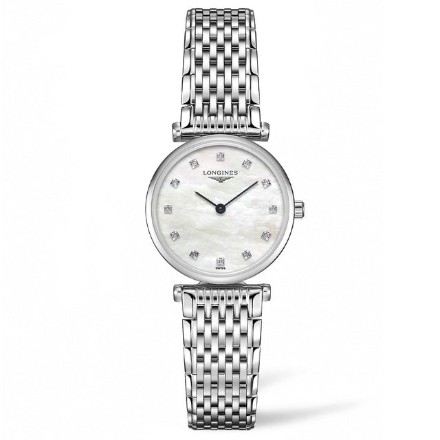 Longines La Grande Classique Diamond Dial and Stainless Steel Bracelet Watch | 24mm | L42094876