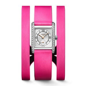 Longines Mini DolceVita 150th Kentucky Derby Limited Edition Pink Strap Watch - L52000702