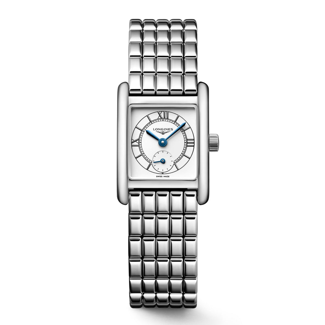 Longines Mini DolceVita Silver Dial Stainless Steel Watch | 21.50x29.00mm | L52004756