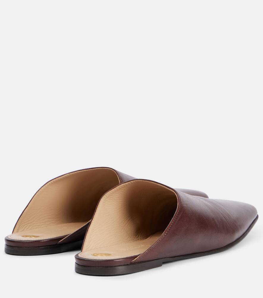 Loro Piana Alba leather mules