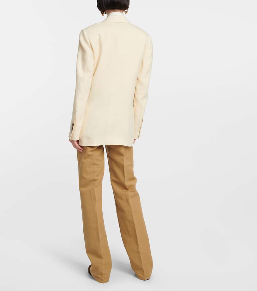 Loro Piana Aurora linen-blend blazer