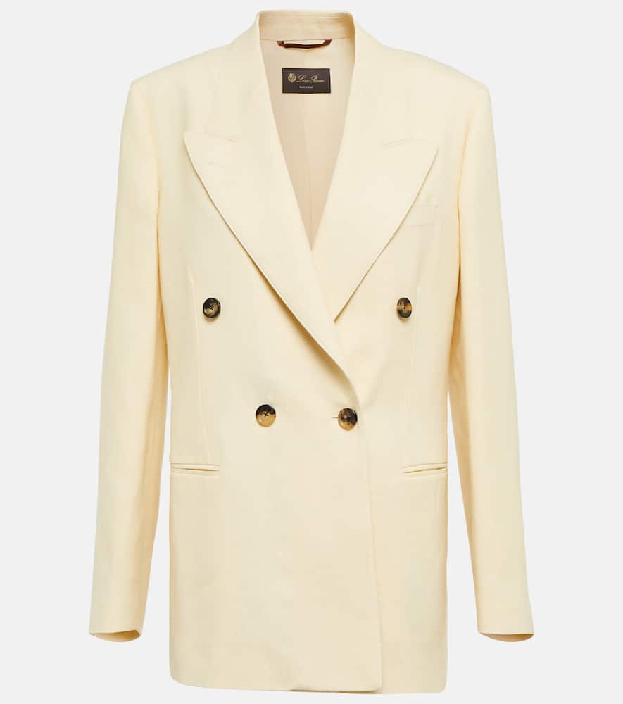 Loro Piana Aurora linen-blend blazer
