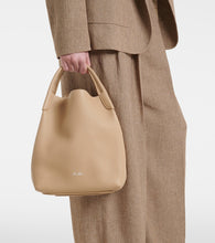 Loro Piana Bale Large leather shoulder bag