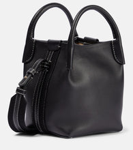 Loro Piana Bale Small leather bucket bag