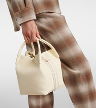 Loro Piana Bale Small leather shoulder bag