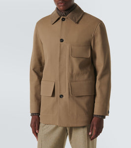 Loro Piana Barth cotton peacoat